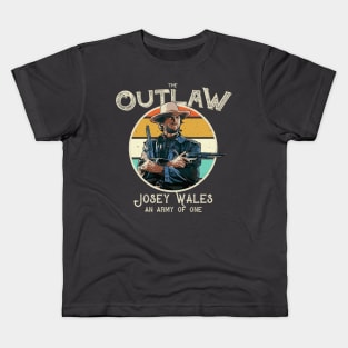 Outlaw Josey Wales Kids T-Shirt